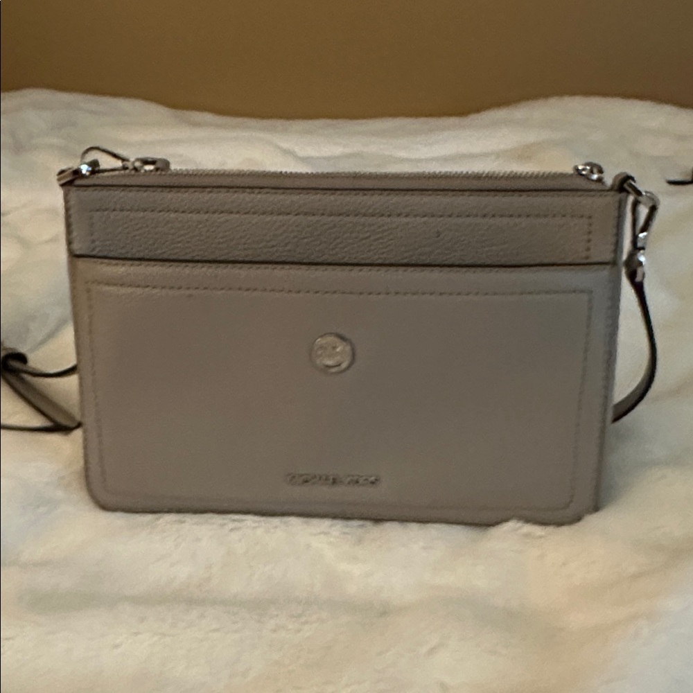 Michael Kors Taupe Crossbody Bag